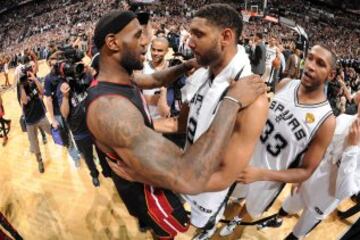 2014. San Antonio Spurs-Miami Heat. En la reedición de la Final del año anterior Lebron no tuvo suerte. Miami Heat perdió 4-1.