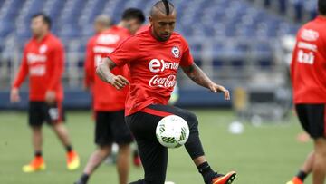 Pizzi: "Vidal descansó poco pero está bien y podría jugar"