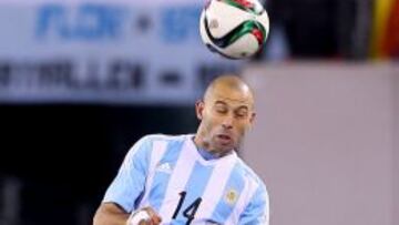 Javier Mascherano solamente ha perdido una vez enfrentando a México; fue en la etapa de grupos de la Copa América 2004.