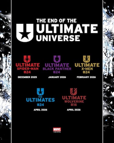 Adiós al Universo Ultimate: Marvel Comics pone fecha al final de las series más exitosas de los últimos meses