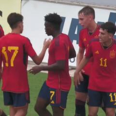 Arnu se divierte en la goleada contra Malta