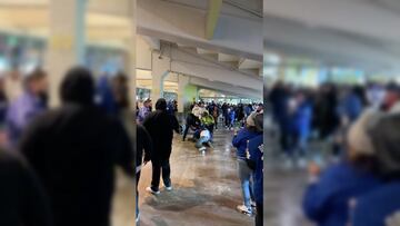 ¡No es la WWE! Son los pasillos del Dodgers Stadium, hubo otra pelea