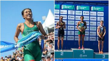 La atleta mexicana, oriunda de Oaxaca, se coronó en el Campeonato Mundial de Triatlon, Australia, 2018, en la categoría elite juvenil, con un tiempo total de 59:11 minutos.