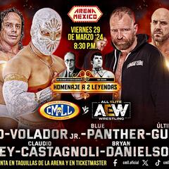 AEW debutará en la Arena México en Homenaje a Dos Leyendas
