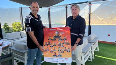 Presentado en M¨¢laga el partido de Leyendas Espa?a en Alhaur¨ªn de la Torre