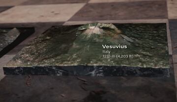 Este colosal volcán activo situado en la bahía de Nápoles, Italia, es comúnmente conocido por la cultura popular por acabar con una de las ciudades más prosperas de la antigua roma: Pompeya. Dejando un rastro de muerte en cuestión de horas, el Vesuvio fue el responsable del fin de esta civilización dejándolo todo intacto a su paso.