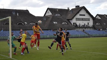 Partido de la selecci&oacute;n AFE en Polonia.