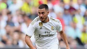 Hazard, en un partido en Estados Unidos este verano.
