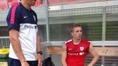 Muniain se lesiona el tobillo durante el entrenamiento