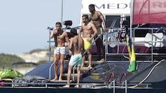 Portugal's Cristiano Ronaldo on holiday in Ibiza before Euro 2016