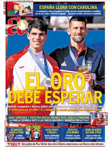 Las portadas de AS de agosto