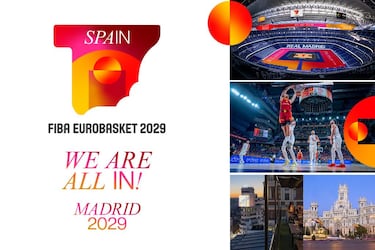 El 22 de mayo de 2025 se anunció que Madrid acogerá la fase final del campeonato europeo de selecciones de baloncesto. El proyecto ilustra que el terreno de juego será el Santiago Bernabéu. A parte de en la capital de España, la fase de grupos se disputará también en Estonia, Grecia y Eslovenia.