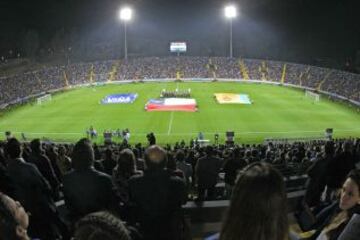 Anoche se inauguró oficialmente el estadio de Viña del Mar, que será sede de la Copa América.