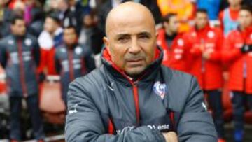 Jorge Sampaoli actual técnico de la Selección Chilena.