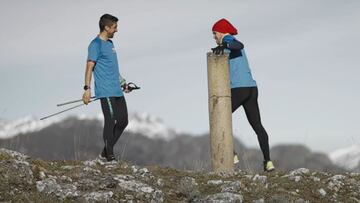 Husillos desaf¨ªa a su hom¨®logo en trail running Manuel Merillas