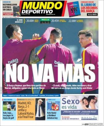 Portadas de la prensa mundial