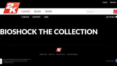 Bioshock The Collection se deja ver en la web de 2K Games