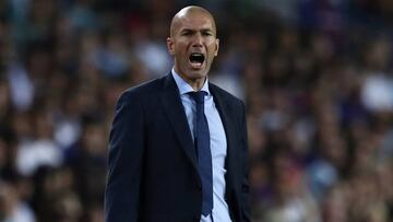 Zinedine Zidane, entrenador del Real Madrid.