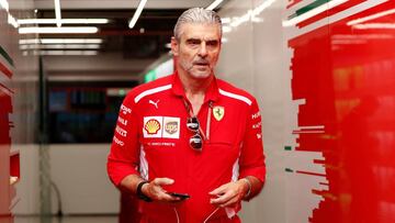 Formula One F1 - Singapore Grand Prix - Marina Bay Street Circuit, Singapore - September 14, 2018   Ferrari Team Principal Maurizio Arrivabene during practice   REUTERS/Edgar Su