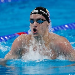 Coll supera al titánico Qin para nadar dos finales en 69 minutos