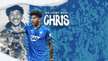 El estadounidense volverá a Hoffenheim, donde ya había sido cedido por el Bayern Múnich durante la temporada pasada y donde buscará los minutos que no tuvo en la escuadra bávara.