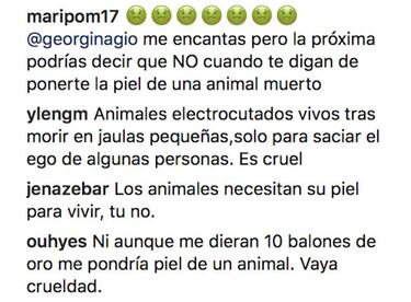 Georgina Rodríguez, novia de Cristiano, es acusada de 'crueldad animal'
