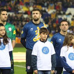 Xavi, baja contra Venezuela