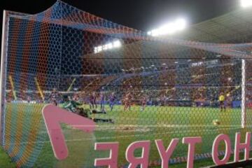 Gol de El-Arabi de penalti. 0-1.