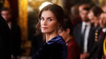 La Reina Letizia, durante un acto