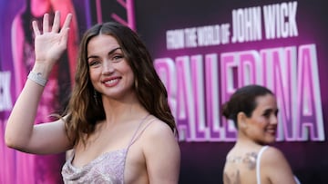 Cast member Ana de Armas attends the premiere for the film "Ballerina" in Los Angeles, California, U.S., June 3, 2025. REUTERS/Mario Anzuoni