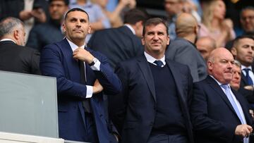 Khaldoon Al Mubarak y Ferran Soriano.