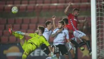 Instante del partido.