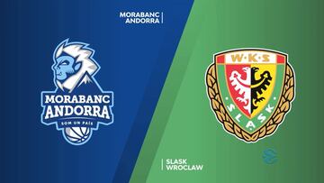 Resumen del MoraBanc Andorra vs. Slask Wroclaw de Eurocup