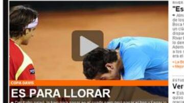 Argentina se ve derrotada ante España: "Es para llorar"