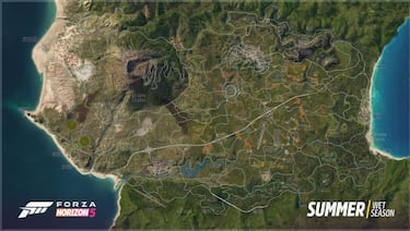 Forza Horizon 5 muestra su mapa al completo: así son las carreteras de México