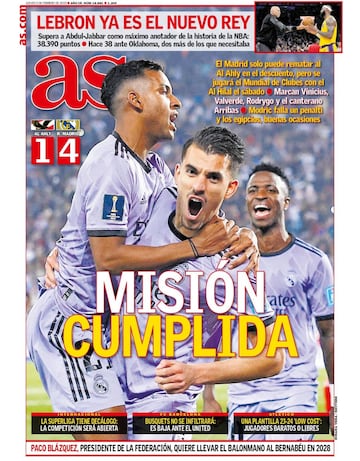 Las portadas de AS de febrero