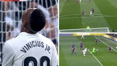 No pudo definir: las jugadas de Vinicius ante el Barcelona
