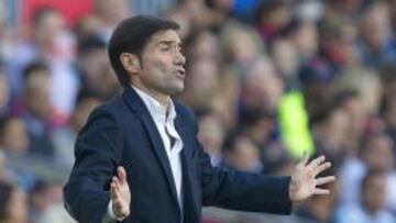 Marcelino: "La victoria del Barça fue justa, pero abultada"