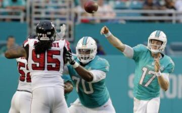 Otro buen partido de Ryan Tannehill, que en menos de una mitad consiguió 15 de 19 pases para 145 yardas y un touchdown, acumulando un total de 33 de 41 para 303 yardas y 3 touchdowns en los tres partidos de pretemporada que llevamos. La nota amarga para los Dolphins fue la lesión de su center titular, Mike Pouncey.