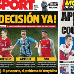 Coutinho, Özil y Arthur, de los tres, uno