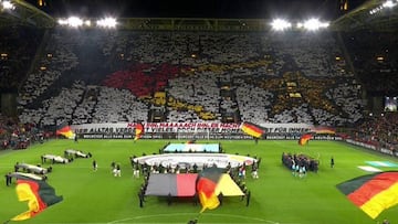 El mosaico de los hinchas con el gol de Götze en la final del Mundial 2014