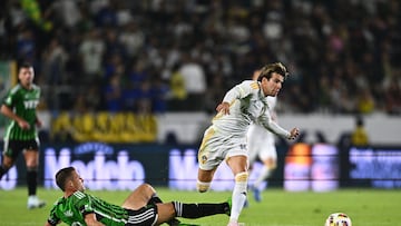 El mediocampista ofensivo que surgió en el FC Barcelona comandó la victoria de los galácticos ante Austin FC en la penúltima fecha de MLS 2024.