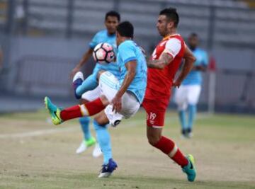 El campeón de Colombia ganó 2-0 con goles de Arango y Plata.