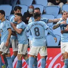 Aprobados y suspensos del Celta: Orbelín se queda con las ganas