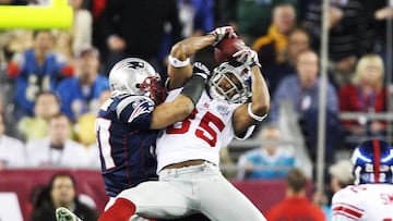 El Super Bowl XLII es recordado principalmente por la recepción de David Tyree con poco más de un minuto por jugar.