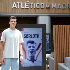 Noruega, con Sorloth, el 50º país extranjero en aportar jugadores al Atlético