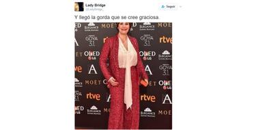 Anabel Alonso responde así al insulto de una tuitera