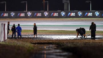 Se retrasa la salida de MotoGP por la lluvia en Qatar