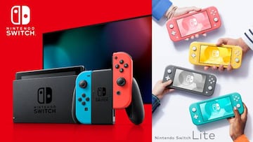 Familia de consolas Nintendo Switch