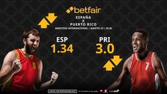 España vs. Puerto Rico: horario, TV, pronósticos y estadísticas